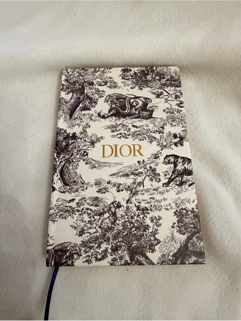 Designer Fashioned Cream and Black Toile Decorative journal